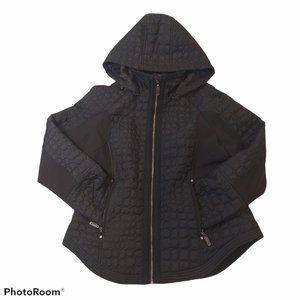 kliQ Size L Black all over pebble Quilting jacket
